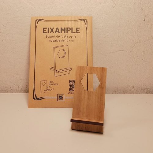 Soporte madera eixample para panots de 10cm