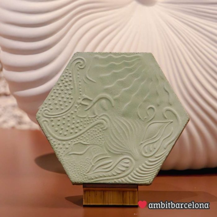 Mosaic Petit Gaudí original verd Gaudi Barcelona shop Petit Gaudí & Àmbit Barcelona