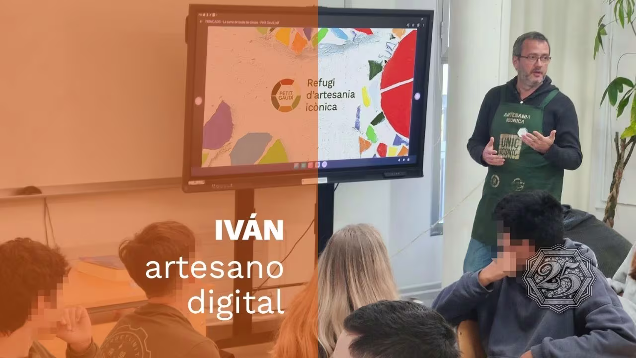 Iván es Diseñador y Artesano digital en el Petit Comité de oficios artesanos de Barcelona