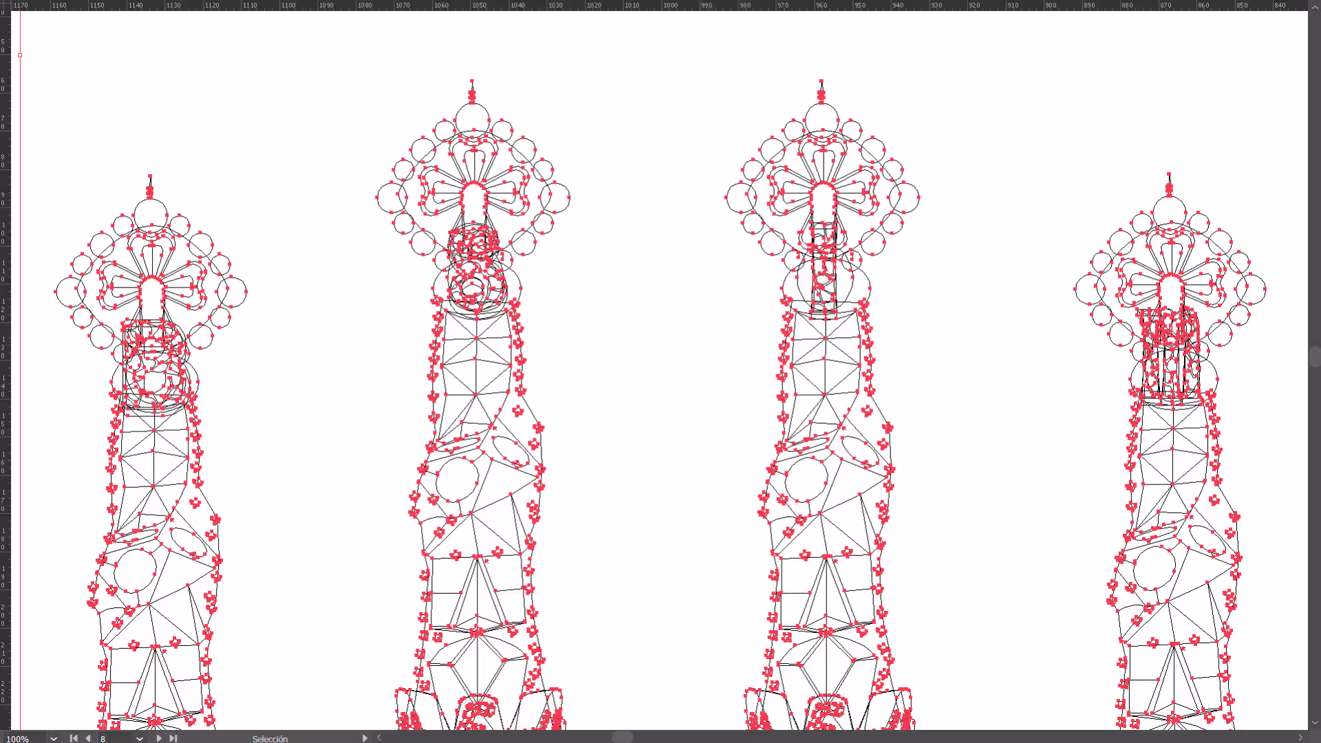 Diseño de las Torres de la fachada del Nacimiento de la Sagrada Familia de Gaudí Diseño de las Torres de la fachada del Nacimiento de la Sagrada Familia de Gaudí