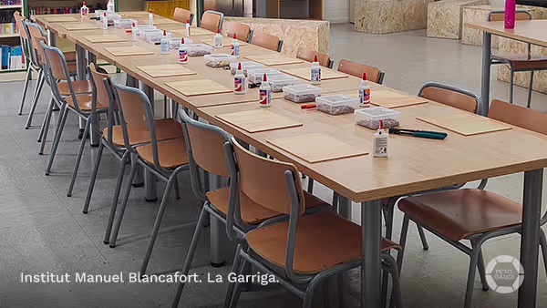 Taller trencadis para alumnos de ESO en La Garriga, Barcelona