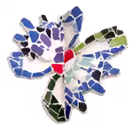Mariposa de La Suma de todas las piezas – experiencia trencadis en Barcelona Mariposa de La Suma de todas las piezas - experiencia trencadis en Barcelona