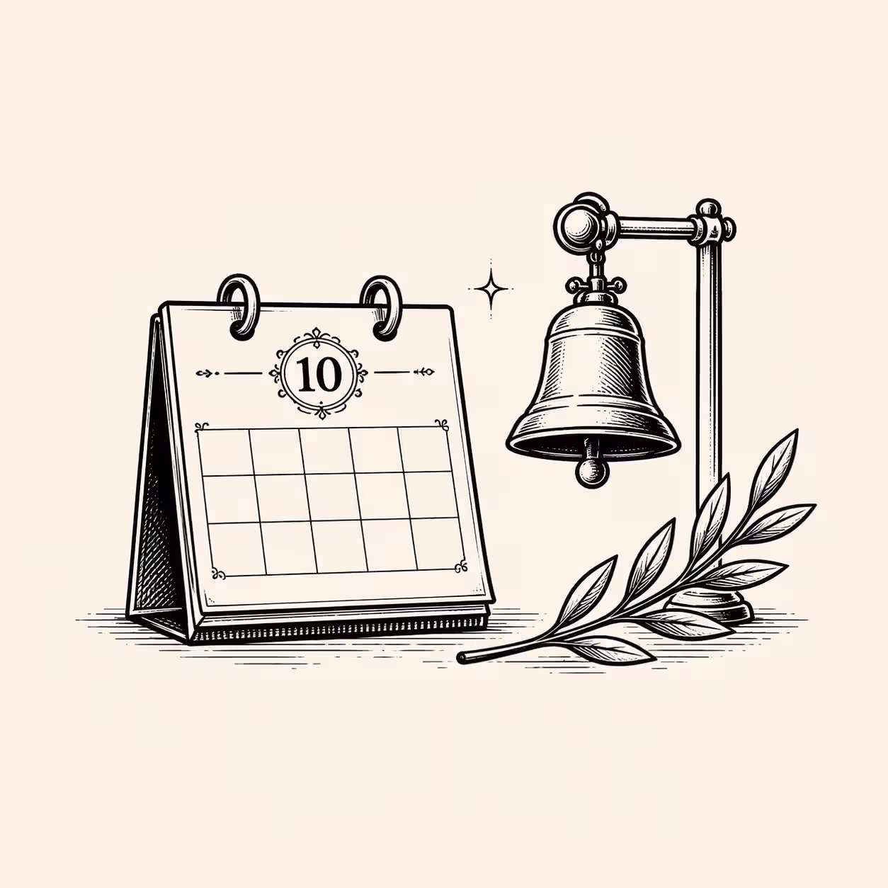 Fechas clave y avisos importantes por la visita del Papa Icono de calendario y campana para fechas clave de la visita del Papa en Barcelona