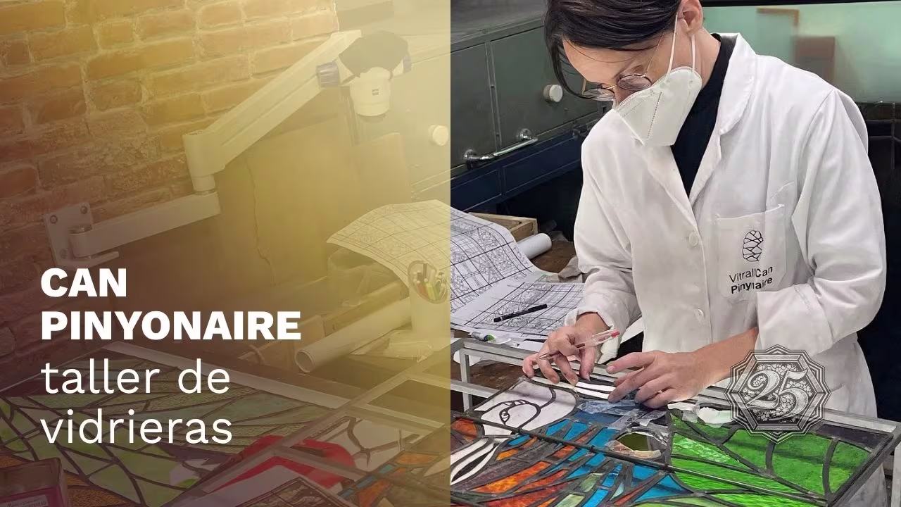 Can Pinyonaire · Taller artesano de vidrieras en Girona