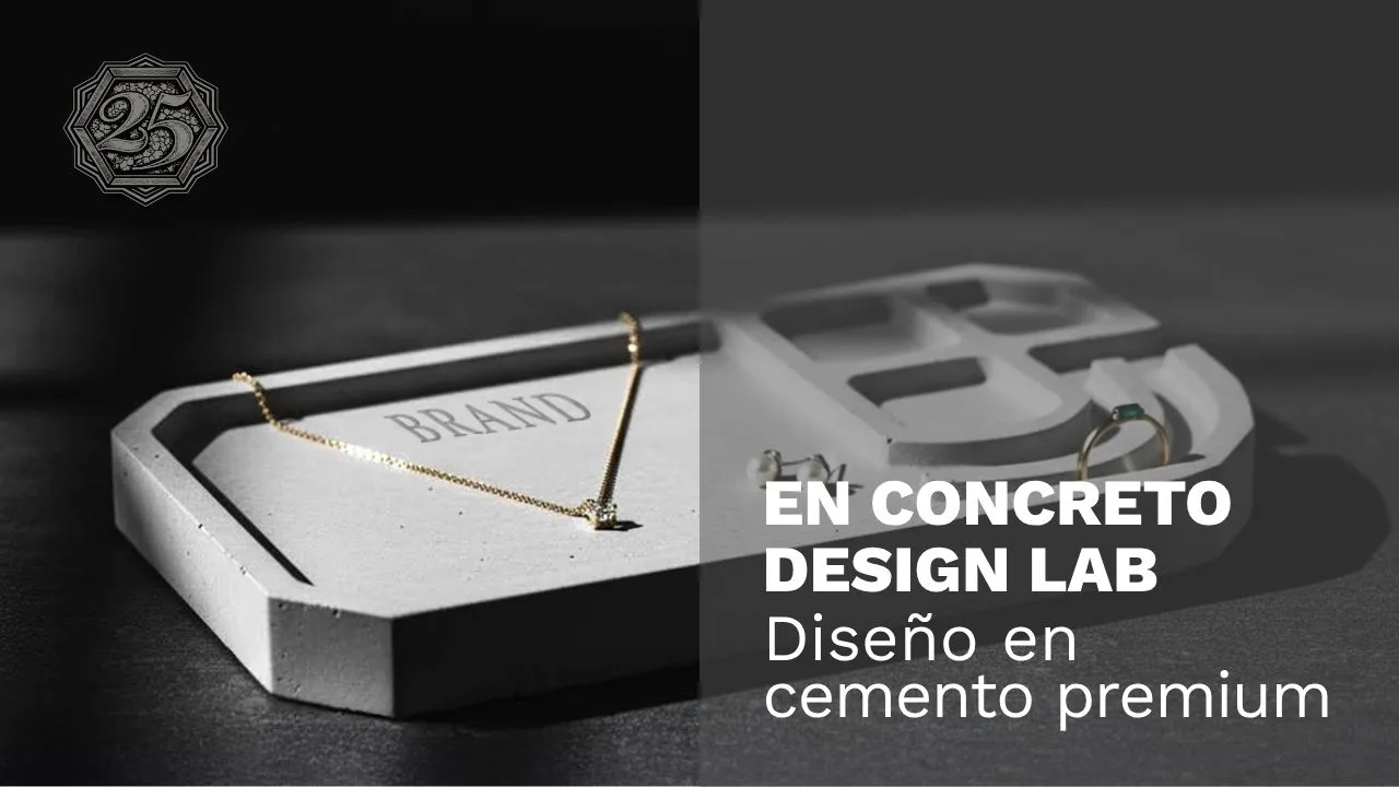 En Concreto Design Lab, diseño premium en cemento · Club de los 25