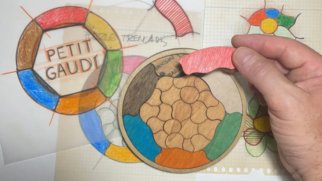 Del logotip a la fusta: com vaig crear el Puzzle Trencadís